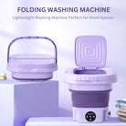Portable Collapsible Washing Machine With Control Knob