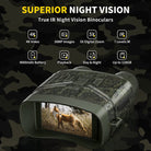 Infrared Night Vision Binoculars with Ergonomic Design