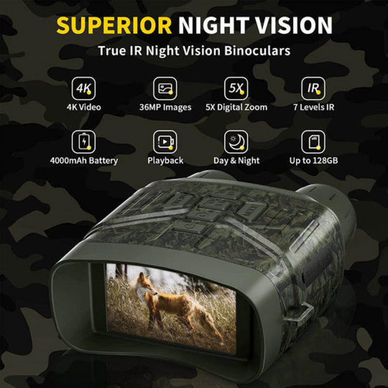 Infrared Night Vision Binoculars with Ergonomic Design