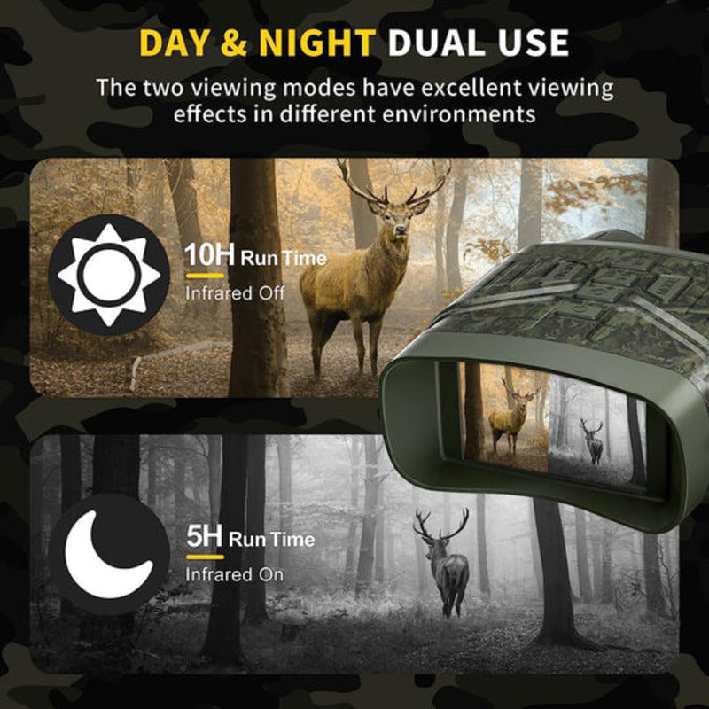 Infrared Night Vision Binoculars with Ergonomic Design