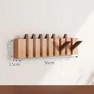 Minimalist Wooden Foldable Wall Hook Rack