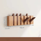 Minimalist Wooden Foldable Wall Hook Rack