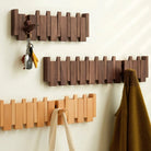 Minimalist Wooden Foldable Wall Hook Rack