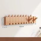 Minimalist Wooden Foldable Wall Hook Rack