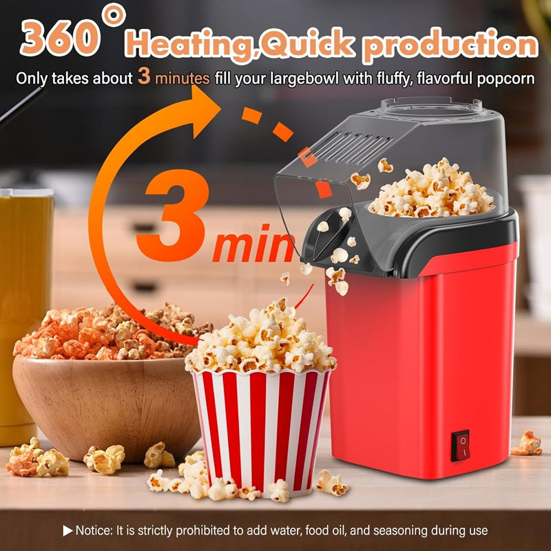 Contemporary Popcorn Maker With Slide-Out Chute