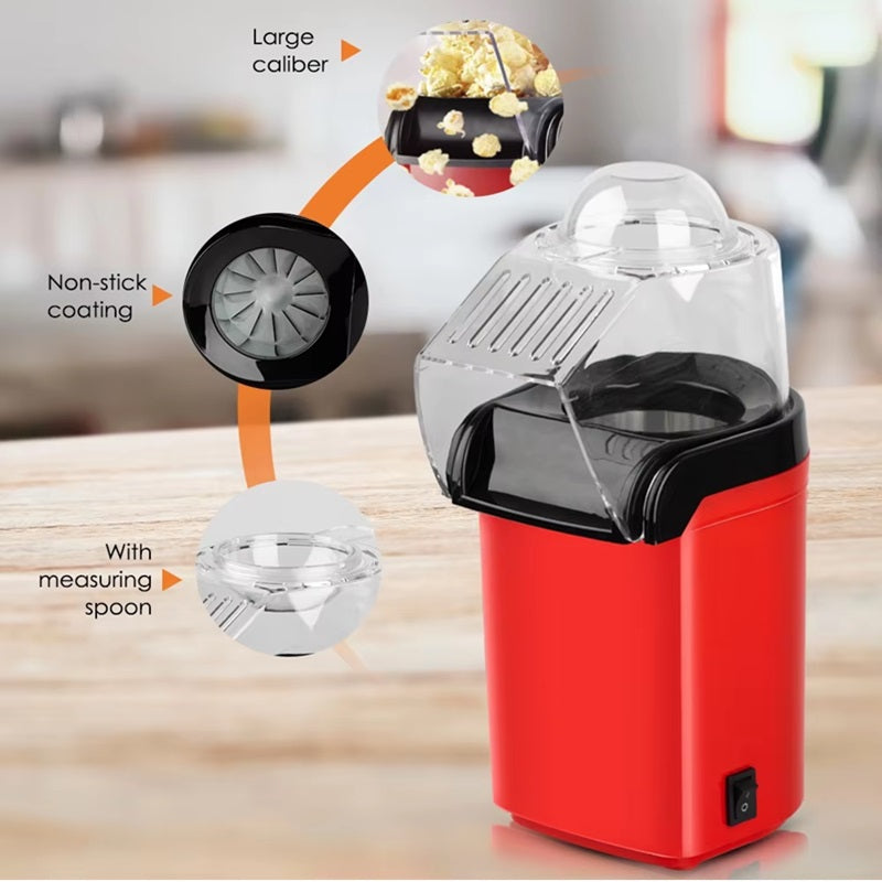 Contemporary Popcorn Maker With Slide-Out Chute
