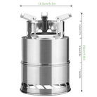 Camping Stove with Collapsible Pot Stand