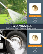 Ergonomic Metal Pressure Nozzle
