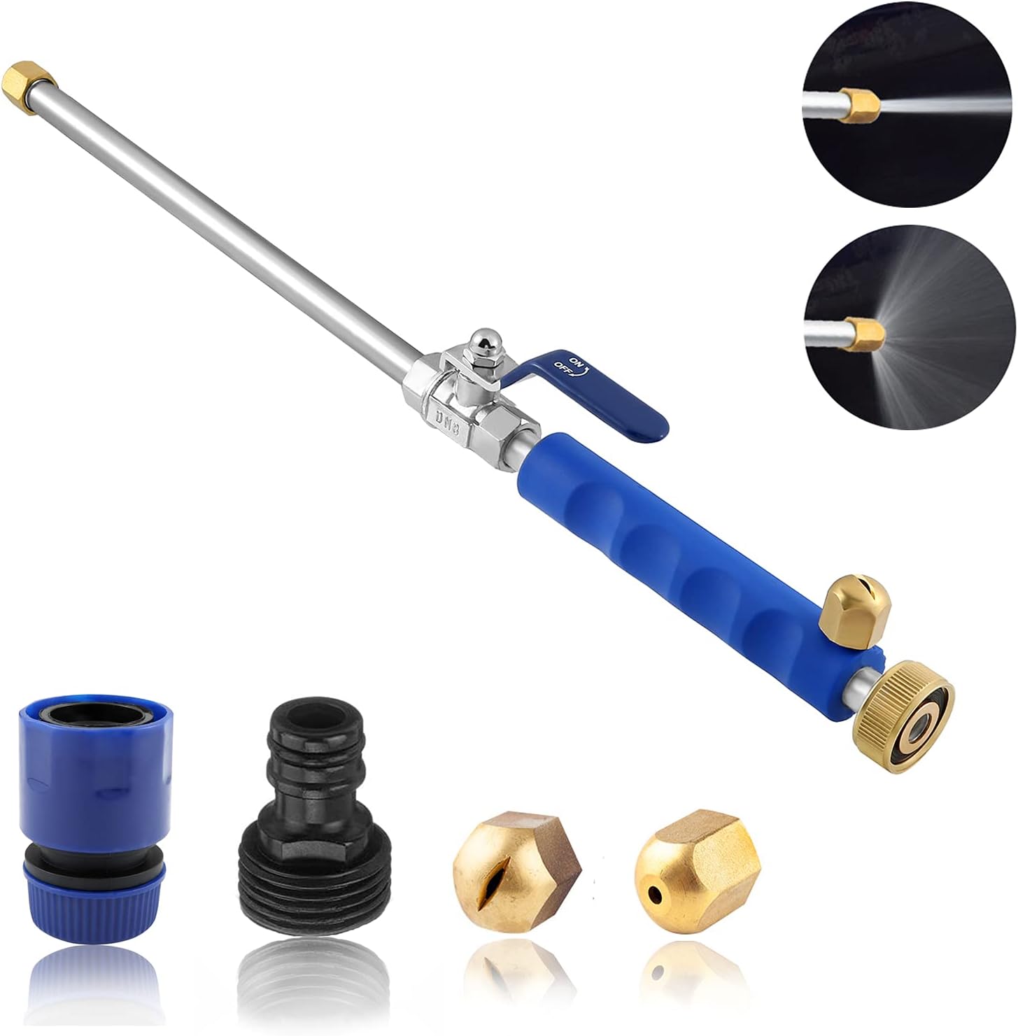 Ergonomic Metal Pressure Nozzle