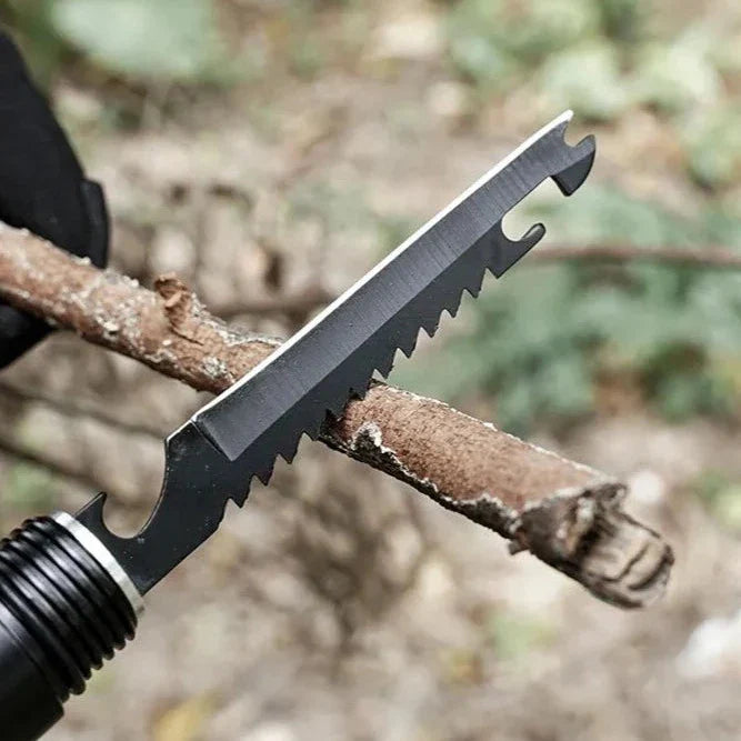 Survival Hiking Pole With Modular Attachments