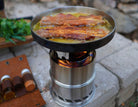 Camping Stove with Collapsible Pot Stand
