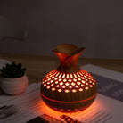 Aromatherapy Diffuser with Wood Pattern & Ambient Light