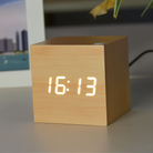 Minimalist Wooden LED Digital Alarm Clock