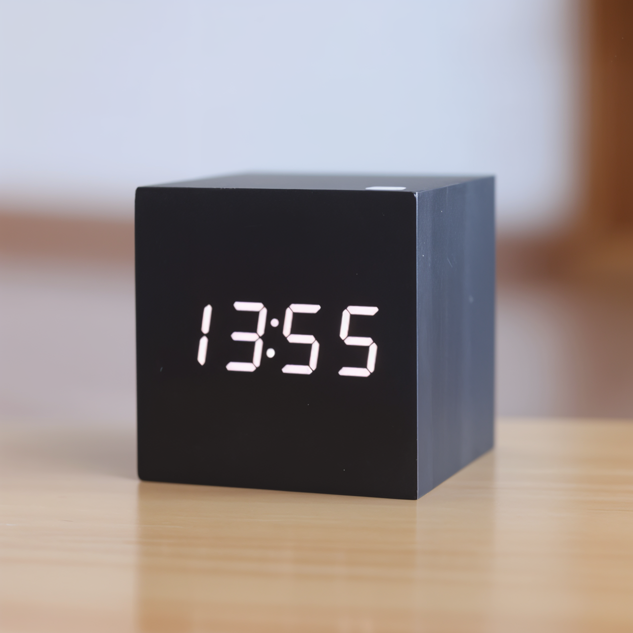 Minimalist Wooden LED Digital Alarm Clock