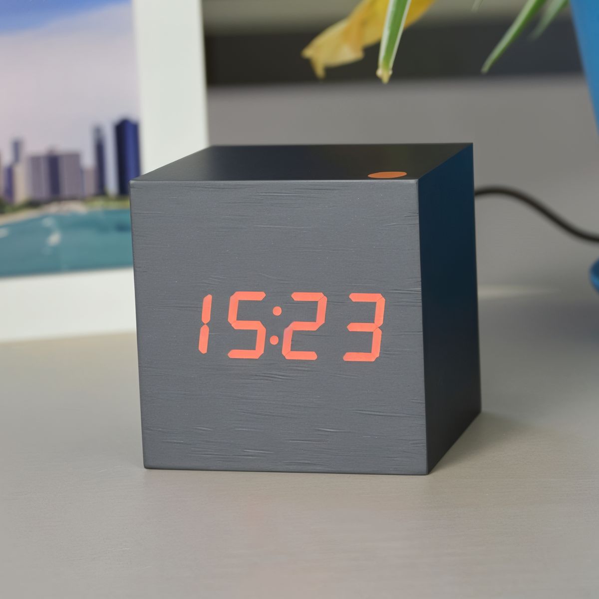 Minimalist Wooden LED Digital Alarm Clock
