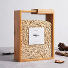 Minimalist Bamboo Wood Storage Container with Sliding Lid