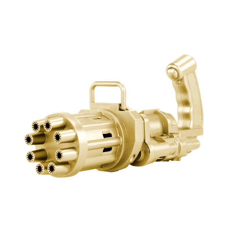 Playful Bubble Machine Gun with Multi-Outlets