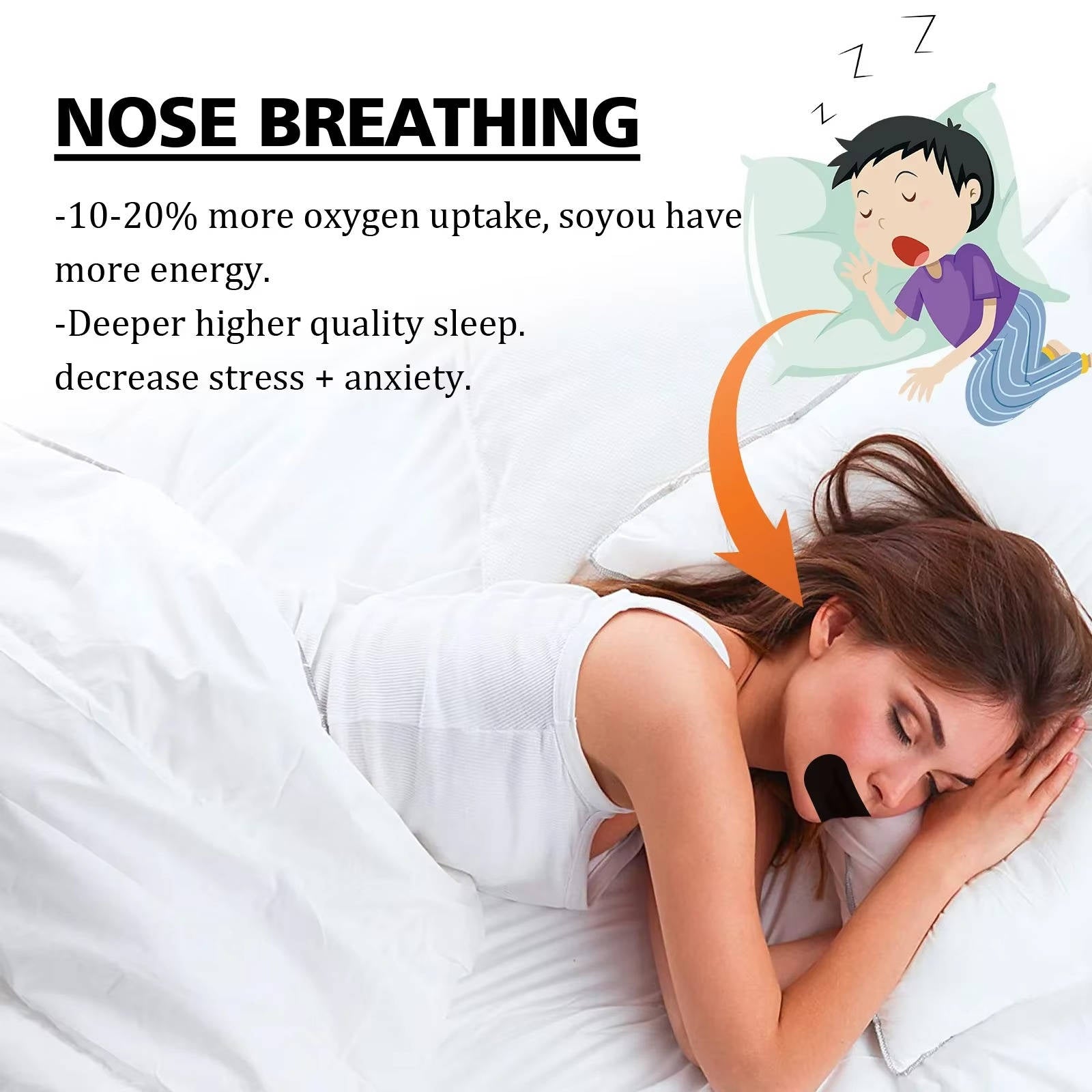Breathable Mouth Tape for Restful Sleep