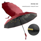 Windproof Umbrella with Dual-Layer Canopy and Reinforced Ribs