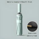 Windproof Umbrella with Dual-Layer Canopy and Reinforced Ribs