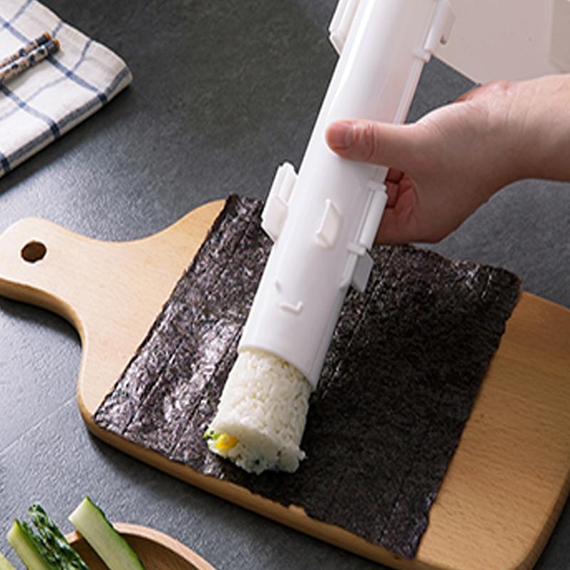 Contemporary Plastic Sushi Maker With Easy Plunger