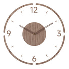 Scandinavian Wooden Circular Wall Clock