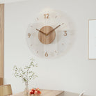Scandinavian Wooden Circular Wall Clock