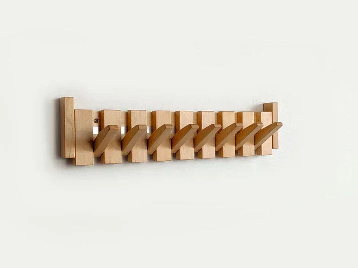 Minimalist Wooden Piano-Inspired Coat Rack
