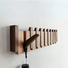 Minimalist Wooden Piano-Inspired Coat Rack