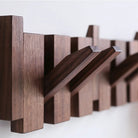 Minimalist Wooden Piano-Inspired Coat Rack